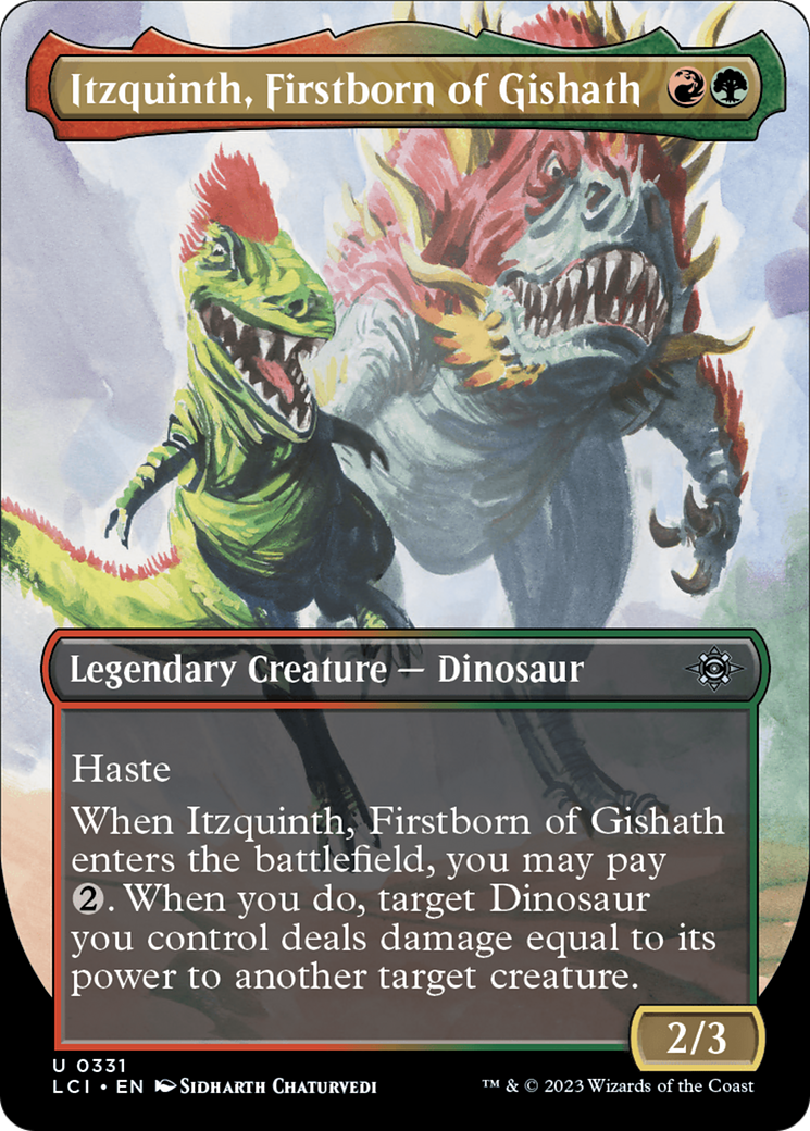 Itzquinth, Firstborn of Gishath Card Image