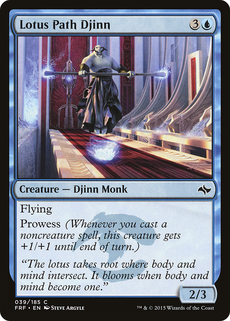 Lotus Path Djinn Card Image