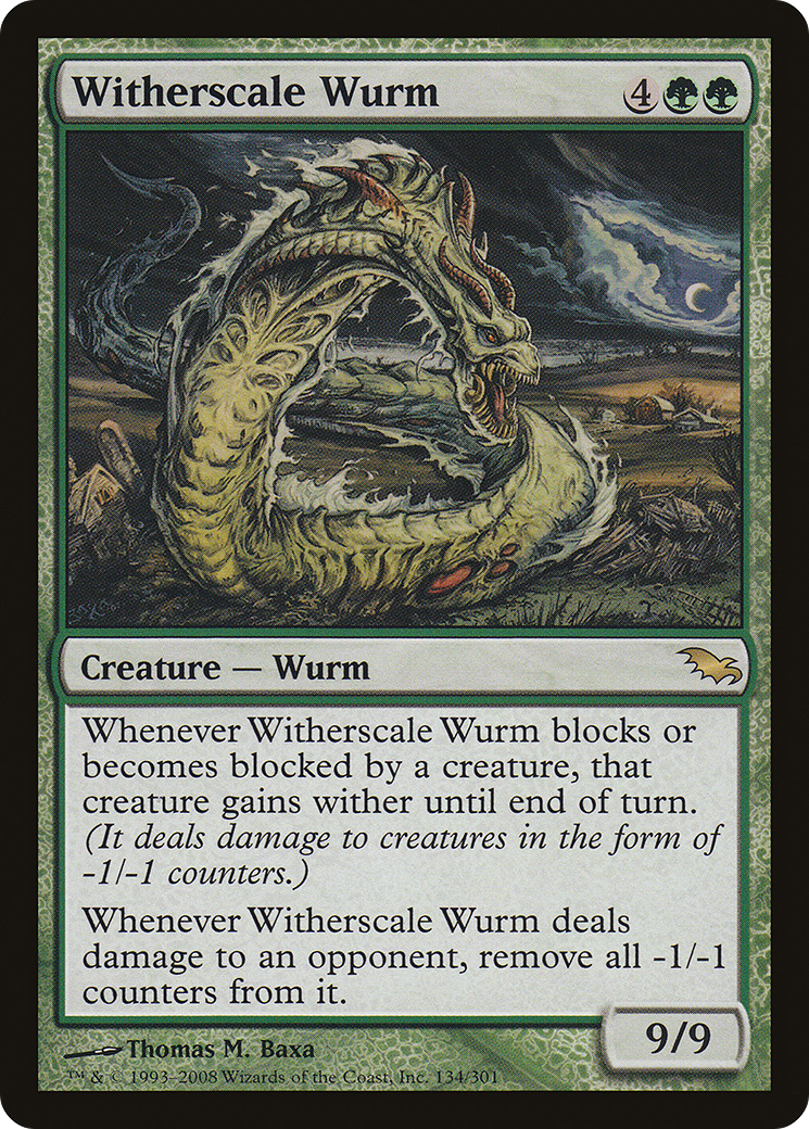 Witherscale Wurm Card Image