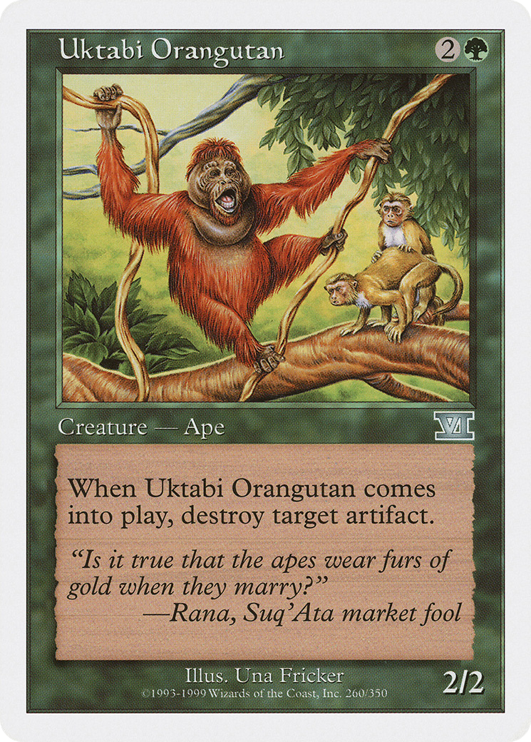 Uktabi Orangutan Card Image