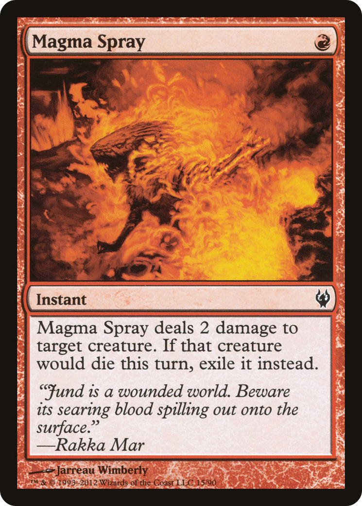 Magma Spray Card Image