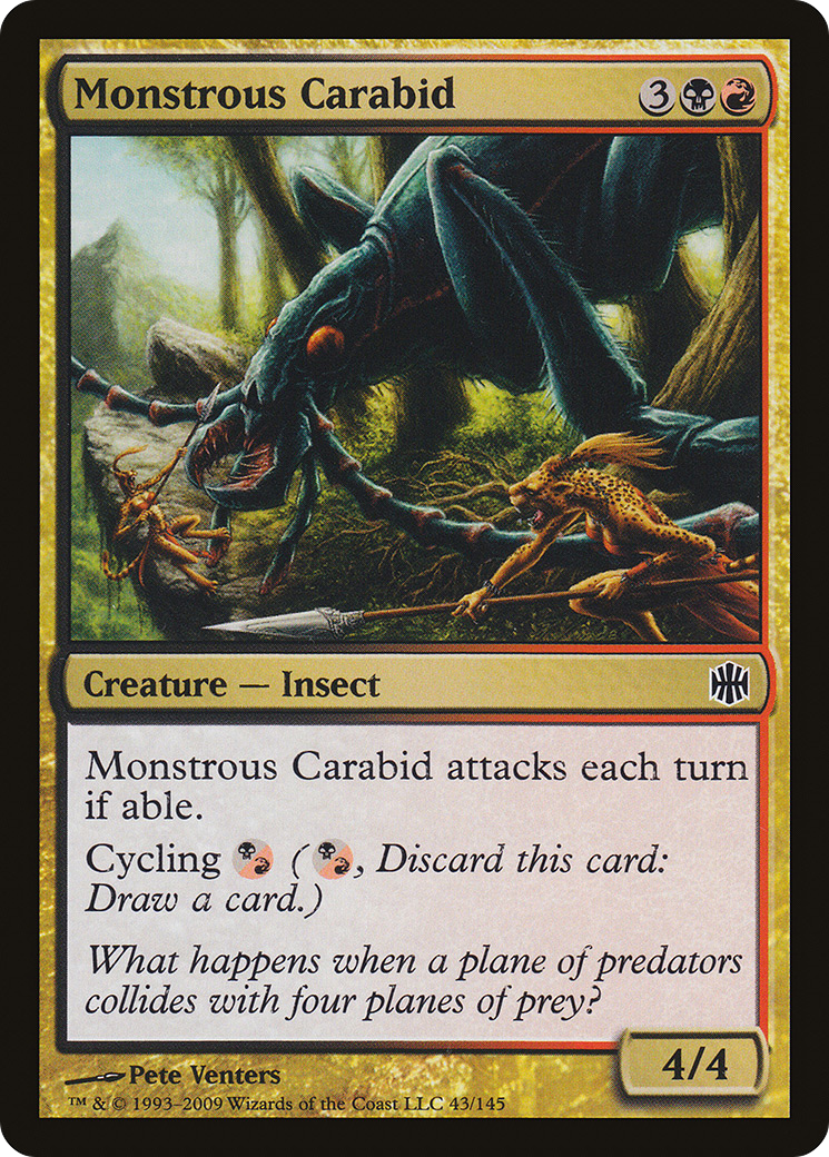 Monstrous Carabid Card Image