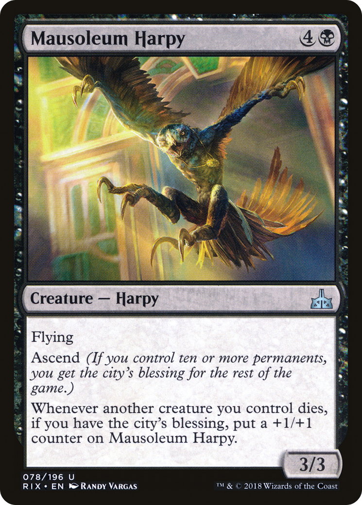 Mausoleum Harpy Card Image