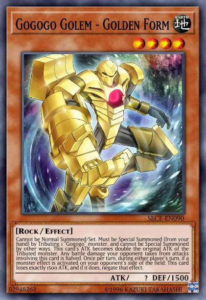 Gogogo Golem - Golden Form Card Image