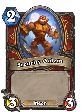 Security Golem Card Image