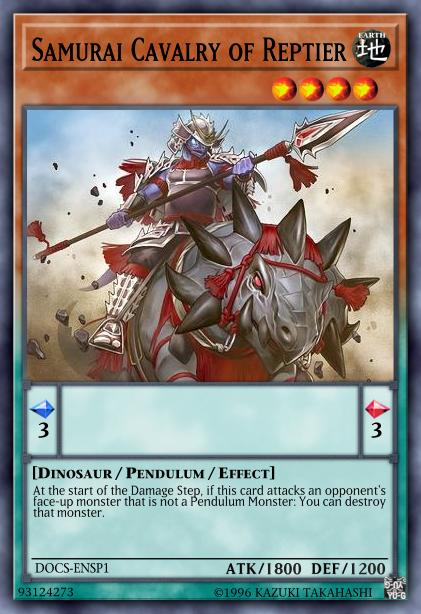 Samurai Cavalry of Reptier Card Image