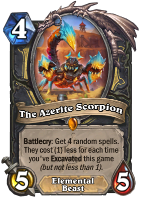 The Azerite Scorpion Card Image