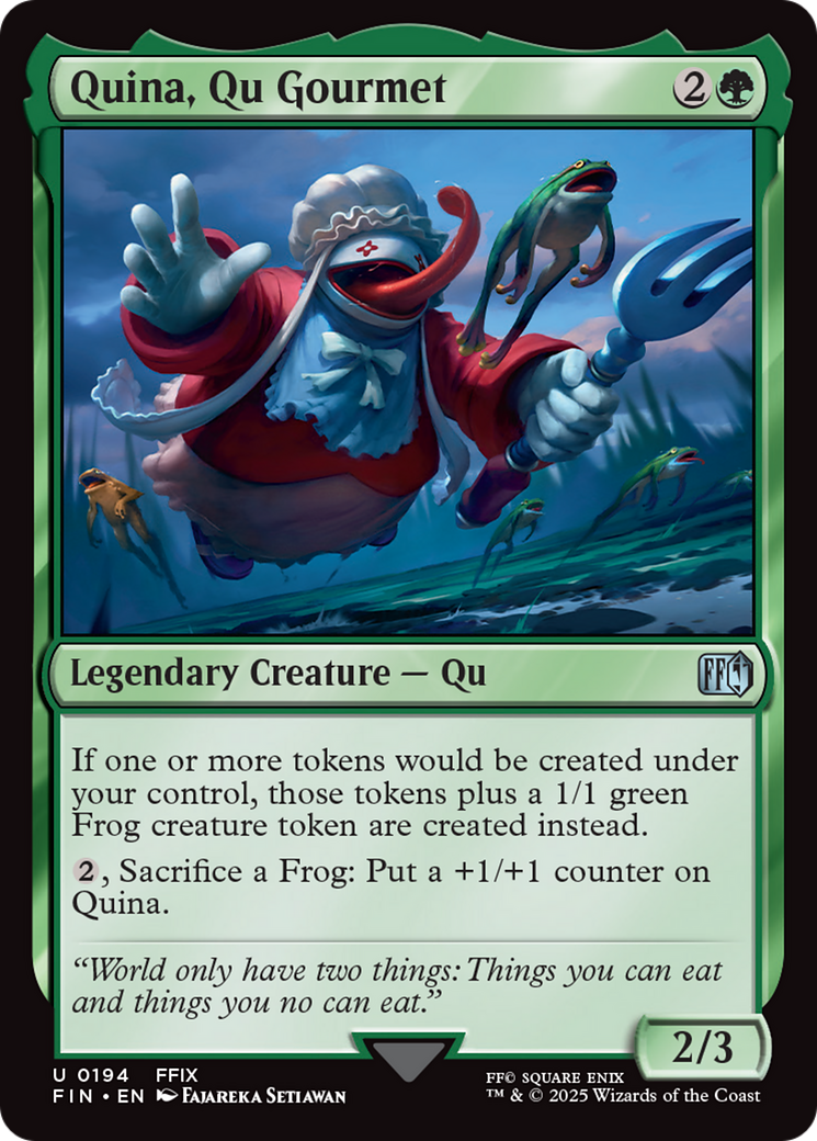 Quina, Qu Gourmet Card Image