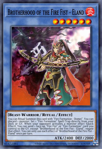 Brotherhood of the Fire Fist - Eland Card Image