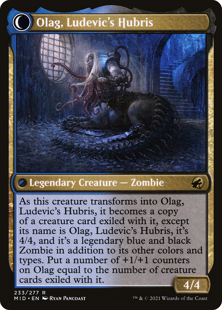 Ludevic, Necrogenius // Olag, Ludevic's Hubris Card Image