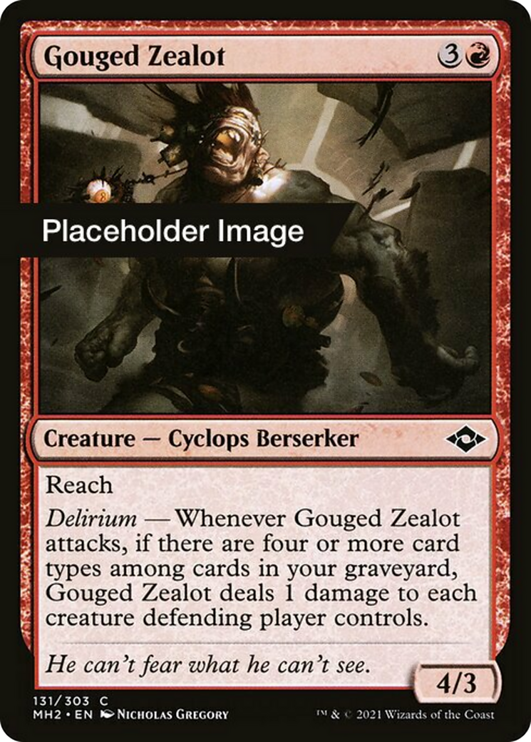 Gouged Zealot Card Image