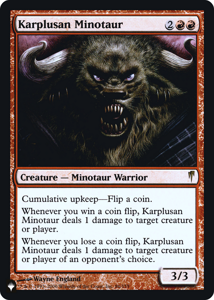 Karplusan Minotaur Card Image