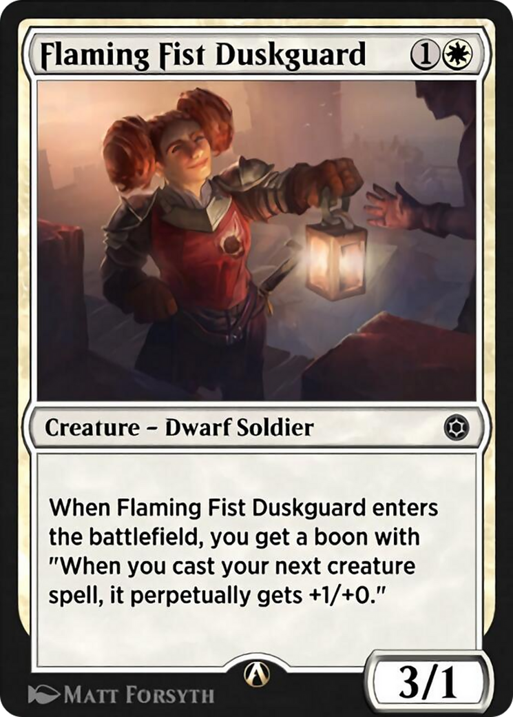 Flaming Fist Duskguard Card Image