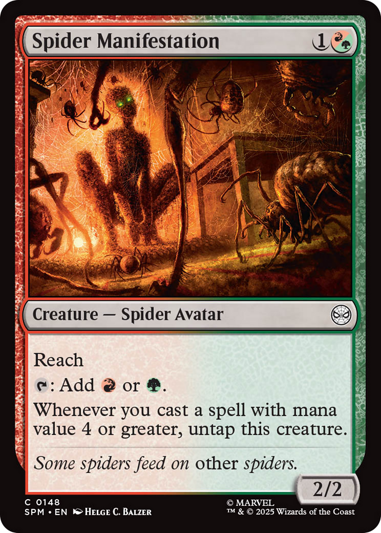 Spider Manifestation Card Image