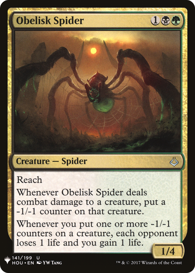 Obelisk Spider Card Image