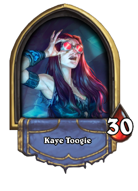 Kaye Toogie Card Image