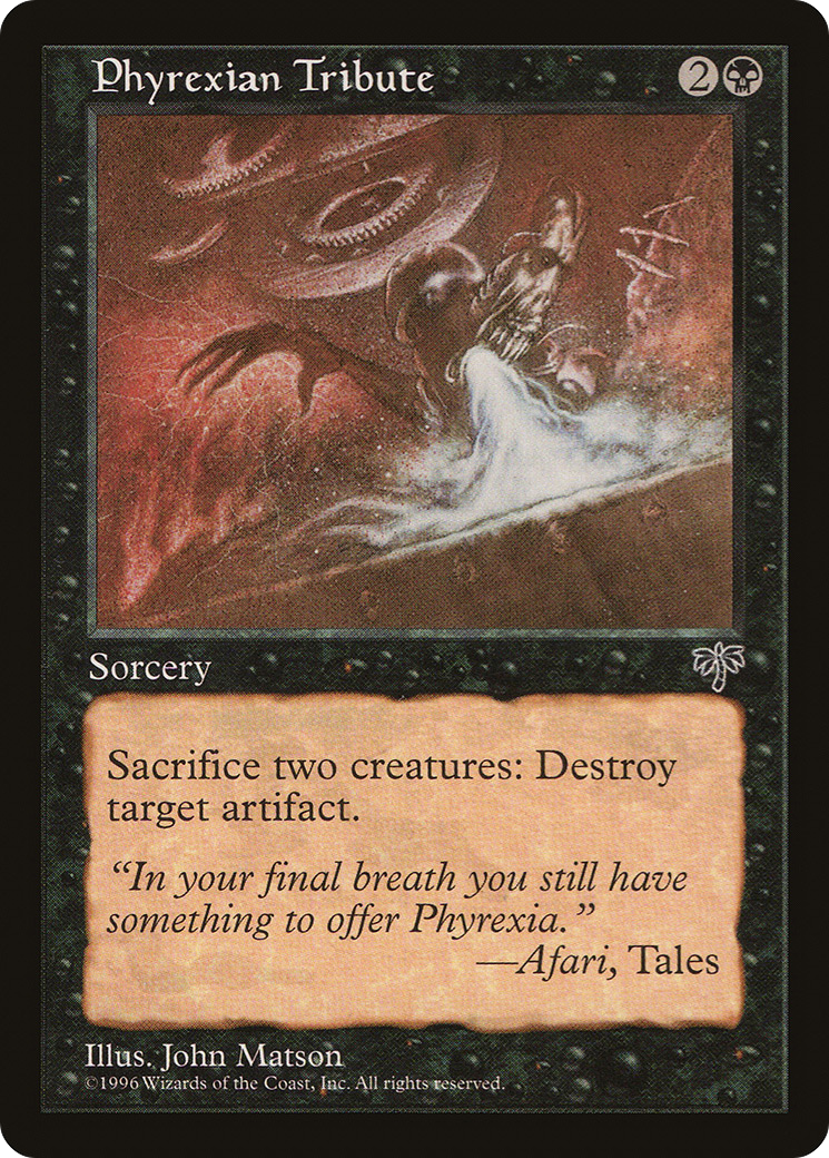 Phyrexian Tribute Card Image