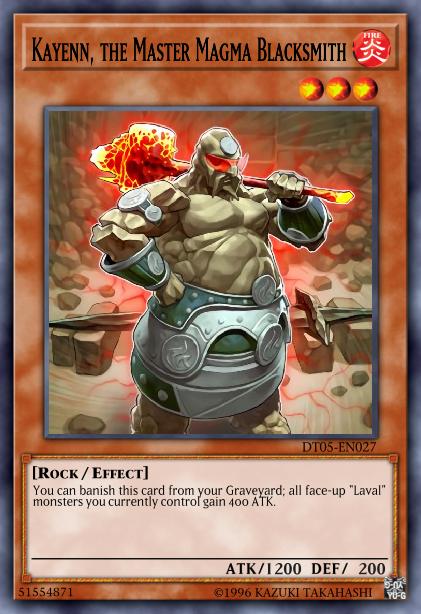 Kayenn, the Master Magma Blacksmith Card Image