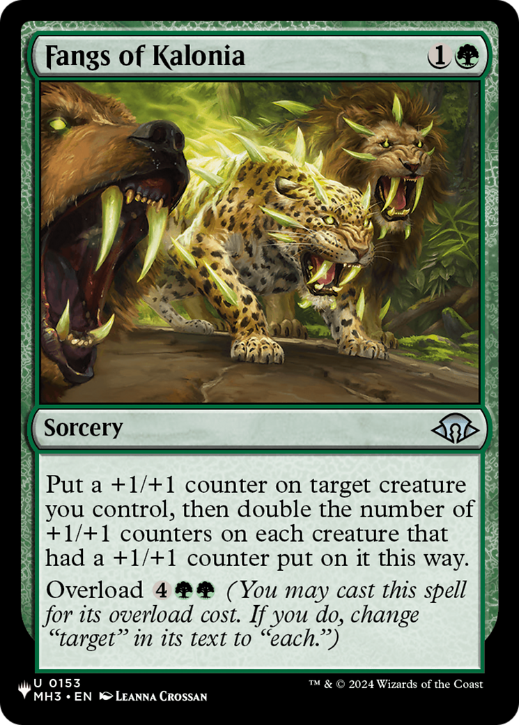 Fangs of Kalonia Card Image