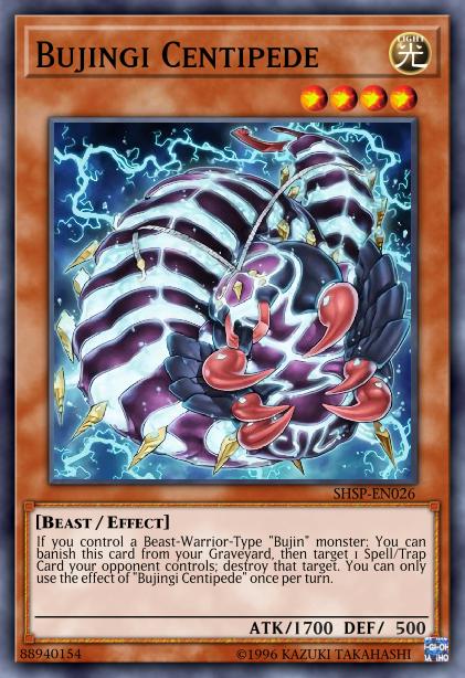 Bujingi Centipede Card Image