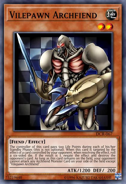 Vilepawn Archfiend Card Image