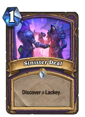 Sinister Deal Card Image