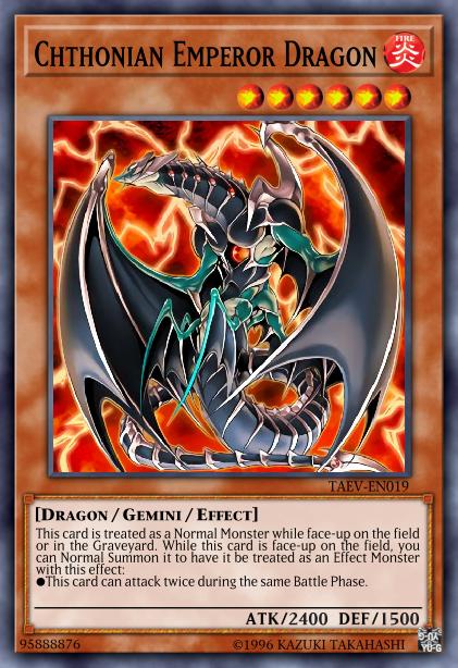 Chthonian Emperor Dragon Card Image