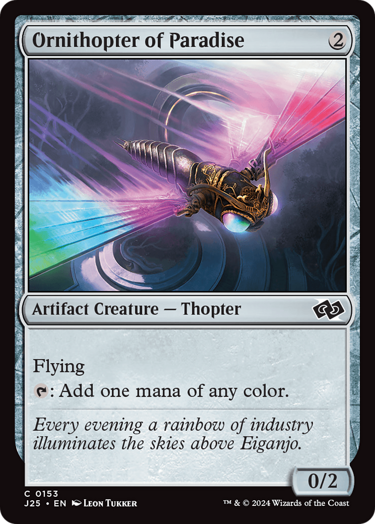 Ornithopter of Paradise Card Image