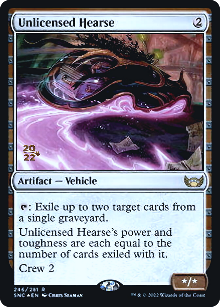 Unlicensed Hearse Card Image