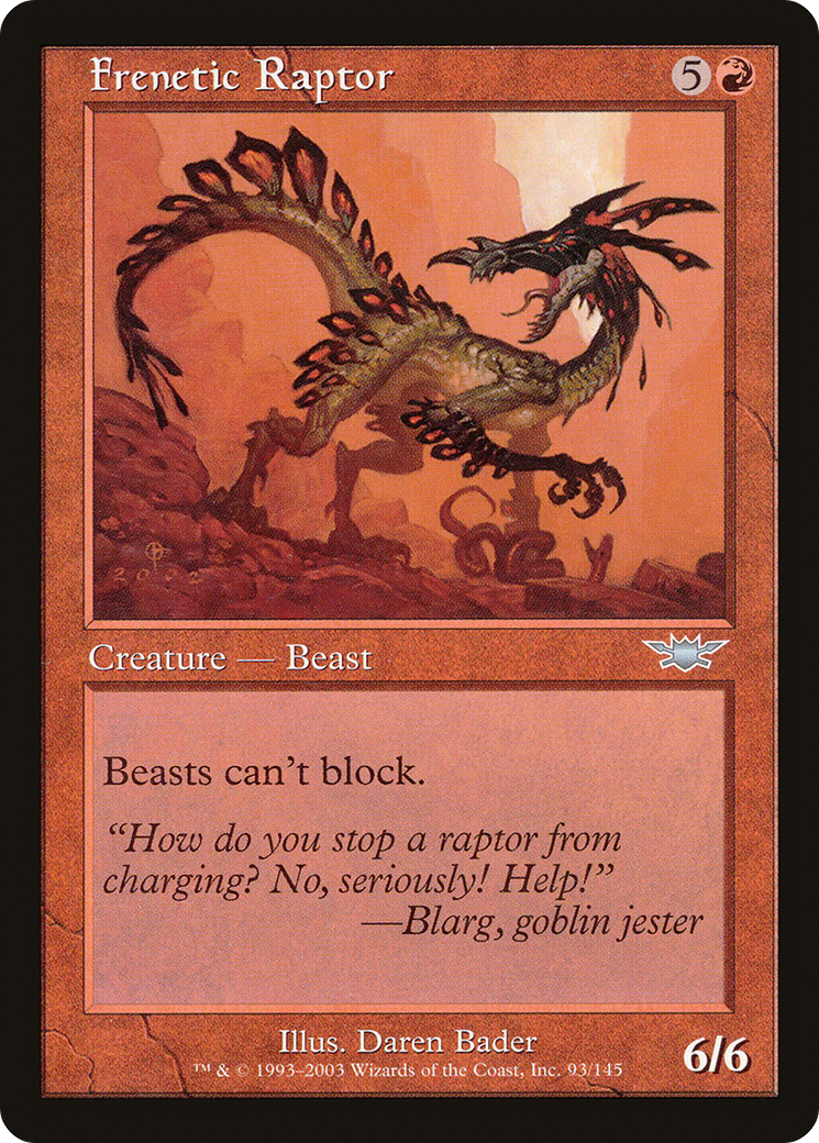 Frenetic Raptor Card Image