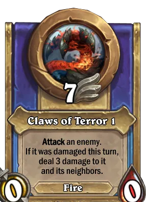 Claws of Terror 1 Card Image