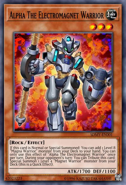 Alpha The Electromagnet Warrior Card Image