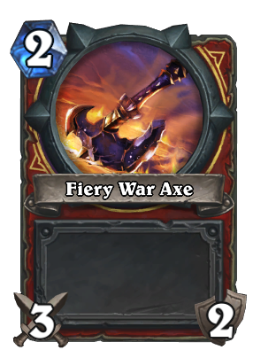 Fiery War Axe Card Image