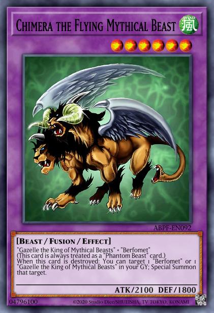 Chimera the Flying Mythical Beast Card Image