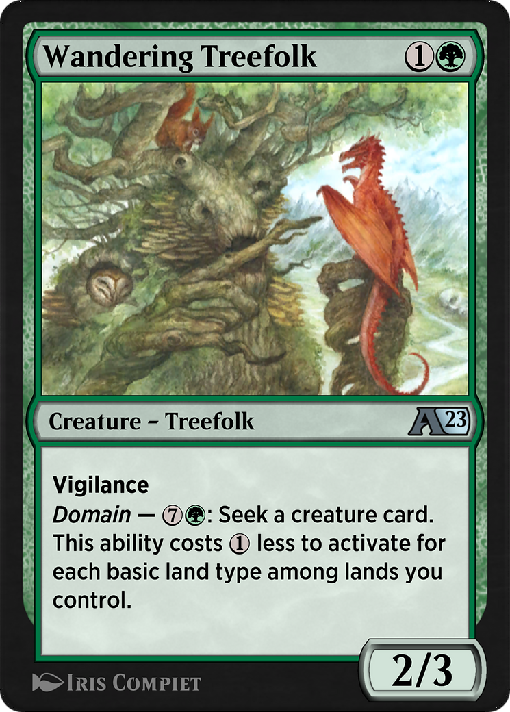 Wandering Treefolk Card Image