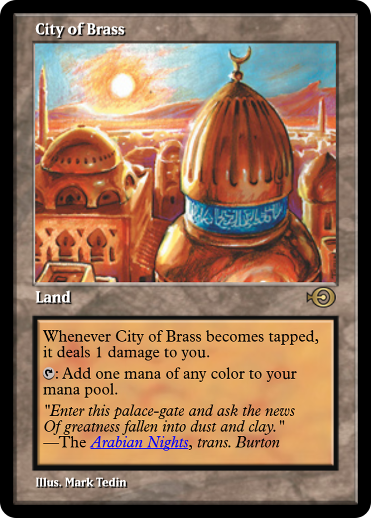 City of Brass Card Image