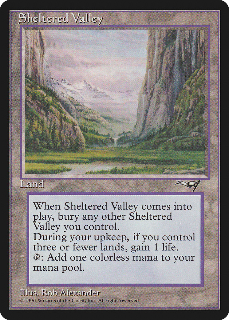 Sheltered Valley Card Image