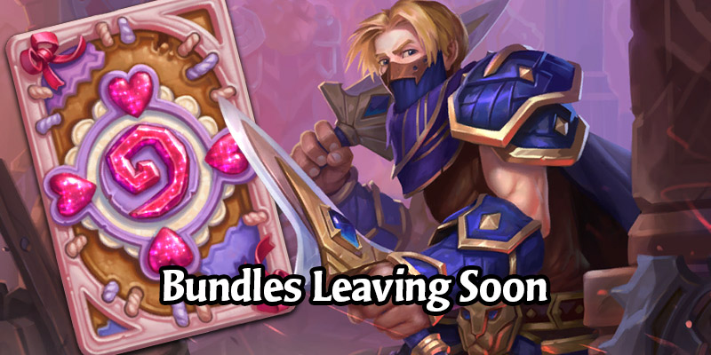 Reminder: Love Is in the Air Card Back & Anduin Hero Bundle Leaving the Store Soon