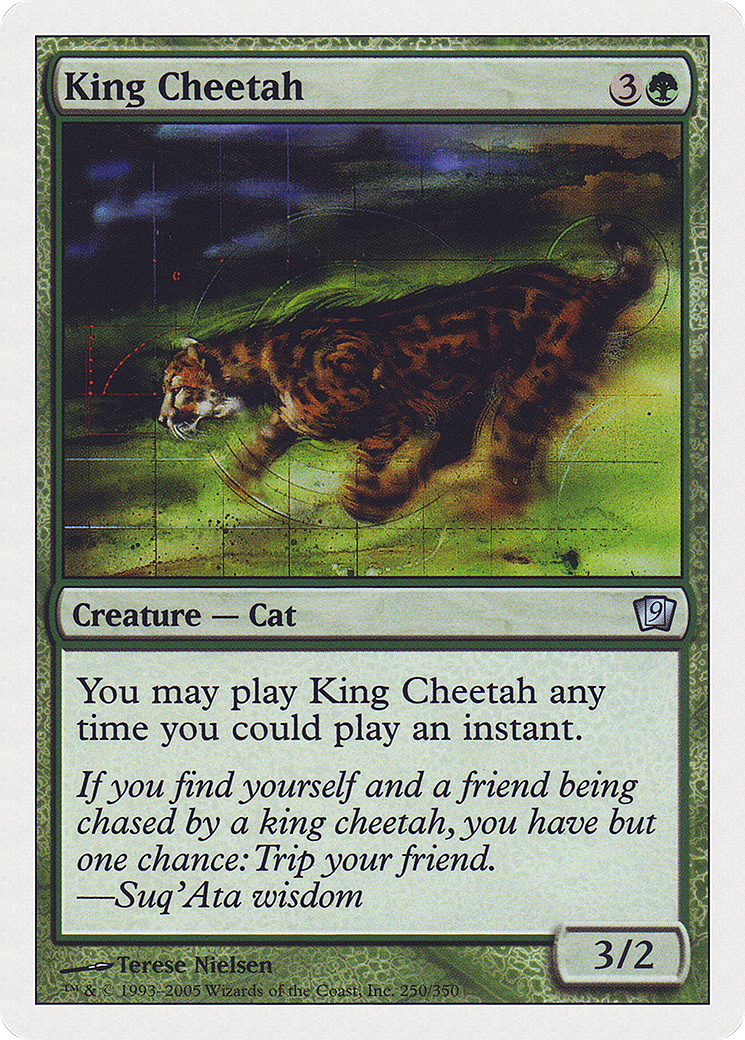 King Cheetah Card Image