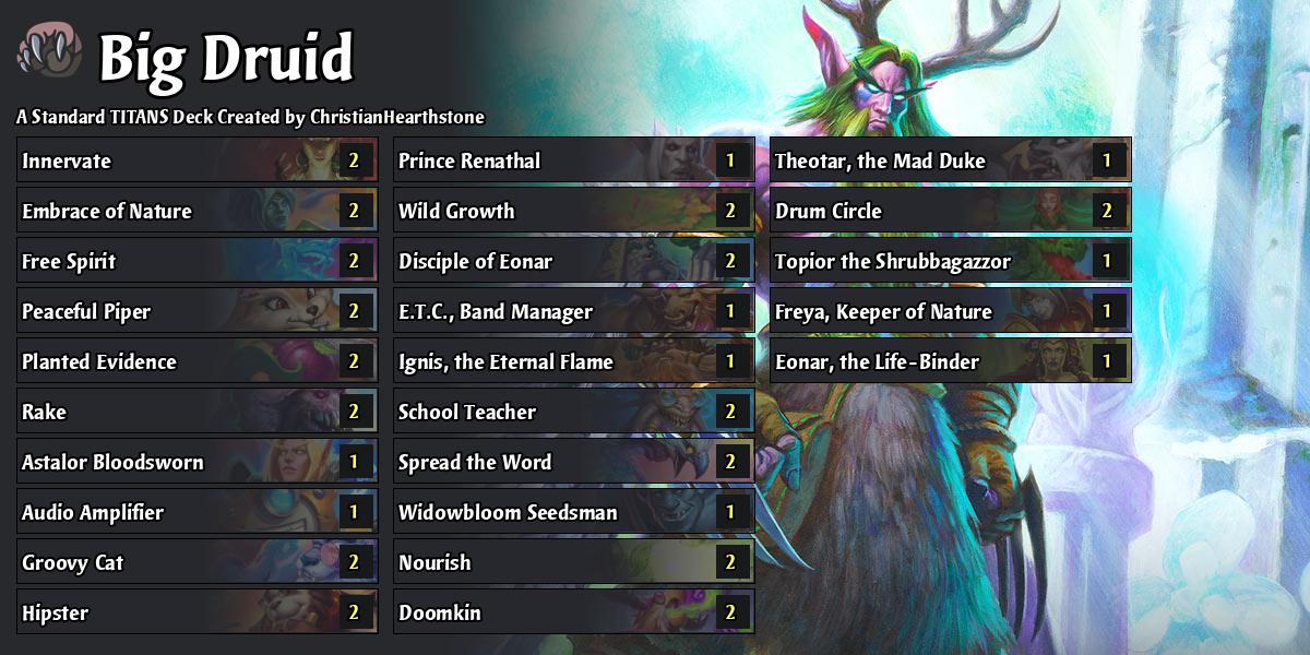 Big Druid Is Back Thanks To Eonar Druid Titan! Is This Better Than Reno ...