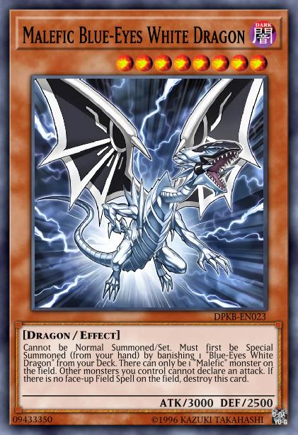 Malefic Blue-Eyes White Dragon Card Image