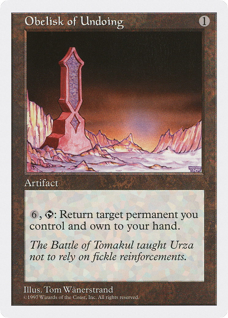 Obelisk of Undoing Card Image