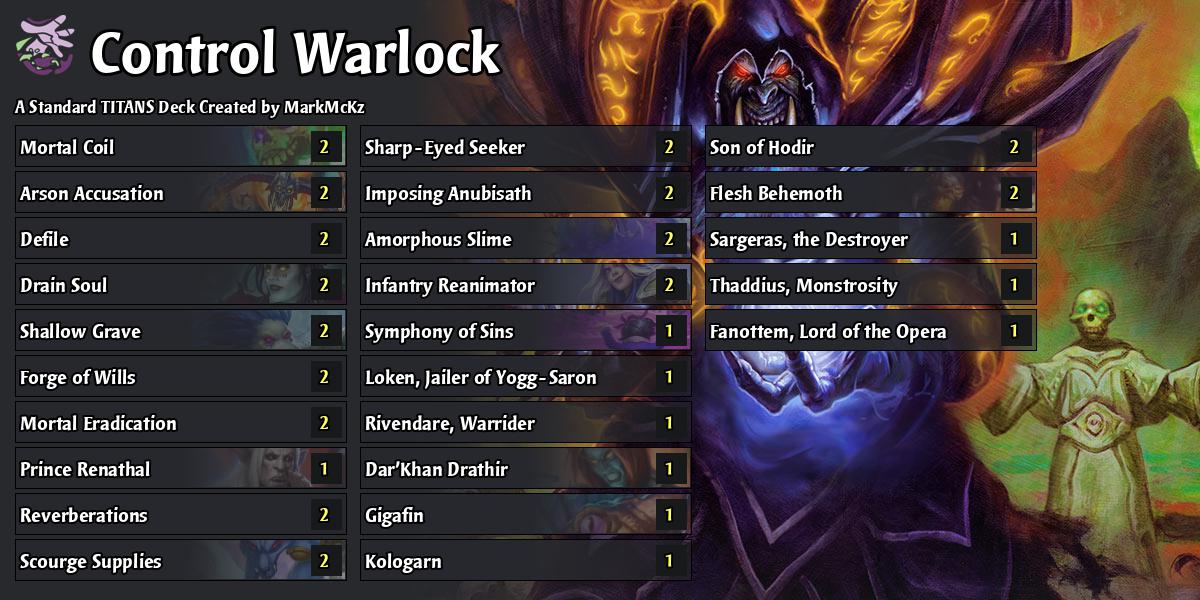 Sargeras BIG Warlock OTK! - TITANS Hearthstone Decks - Out of Games