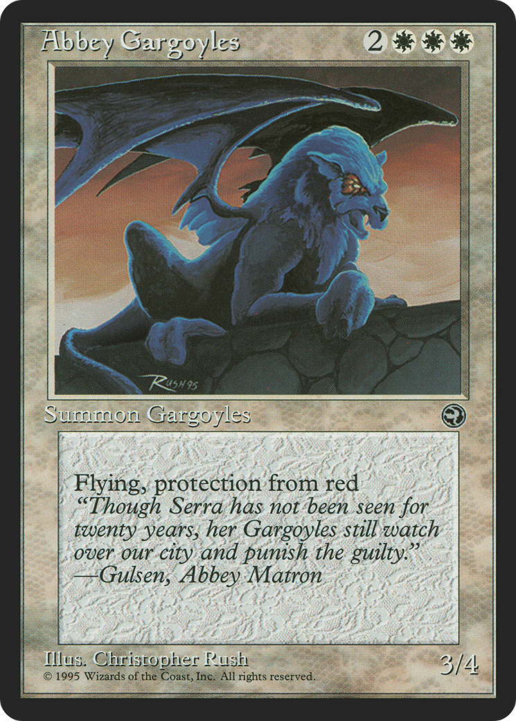 Abbey Gargoyles Card Image