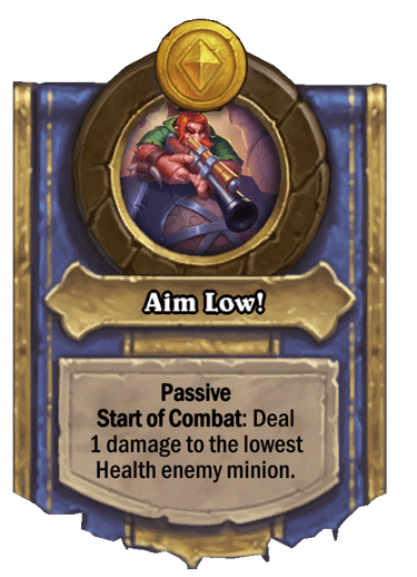 Aim Low! Card Image