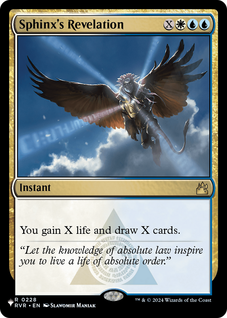 Sphinx's Revelation Card Image