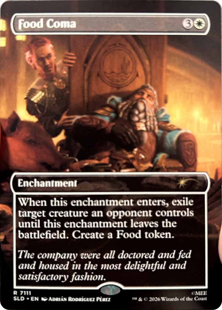 Food Coma Card Image