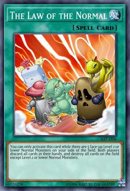The Law of the Normal Card Image