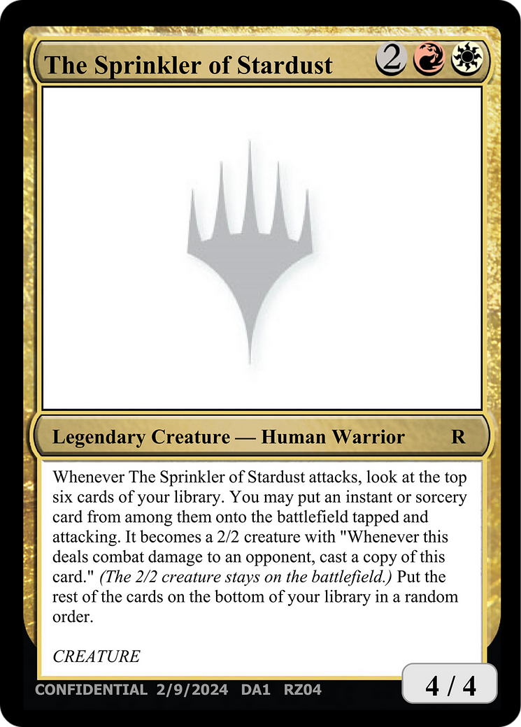 The Sprinkler of Stardust Card Image