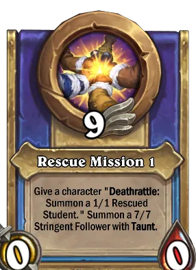 Rescue Mission 1 Card Image